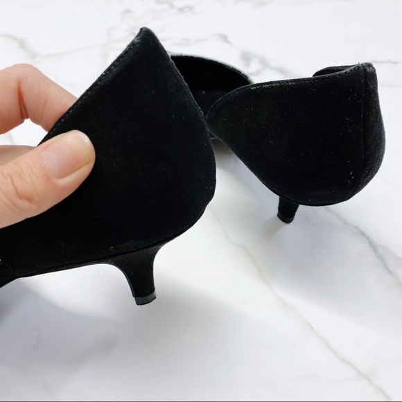 ZARA snakeskin pumps pointy heels black - Picture 3 of 5